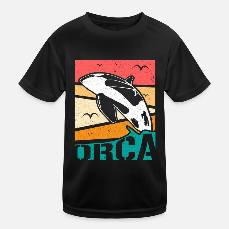 Idée de cadeau d’Orca Delfin T-shirt sport Enfant