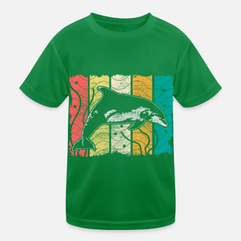 Delfin Tauchen Geschenkidee Kinder Funktions-T-Shirt