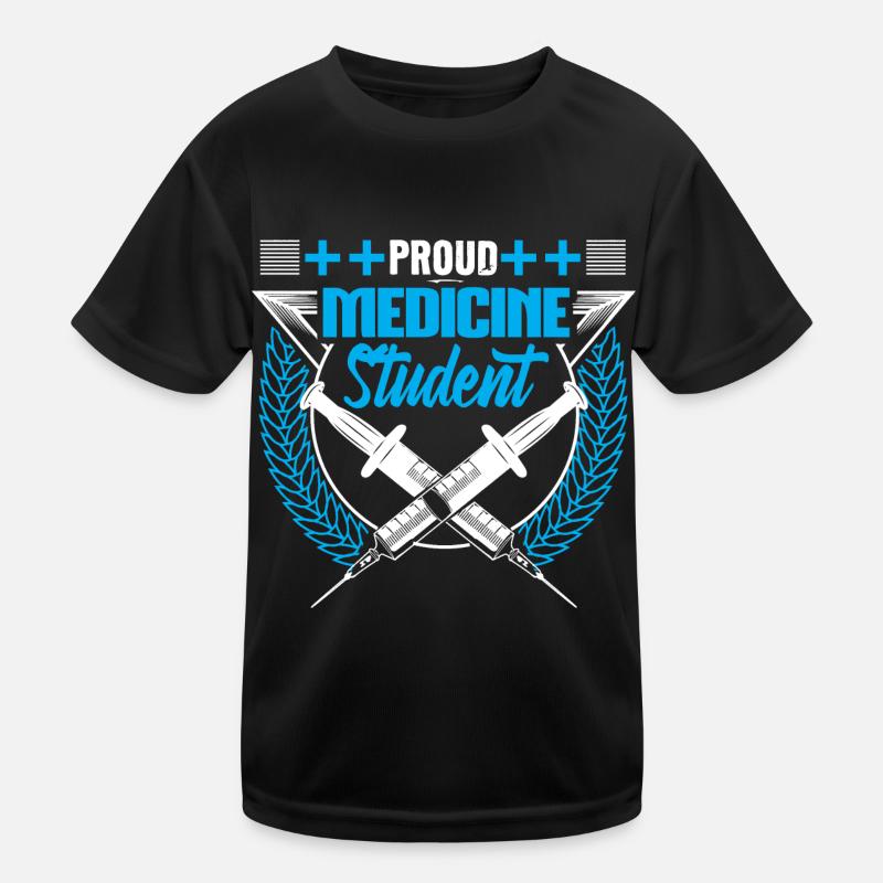 Medizin Student Studium Spruch Geschenk Kinder Funktions-T-Shirt