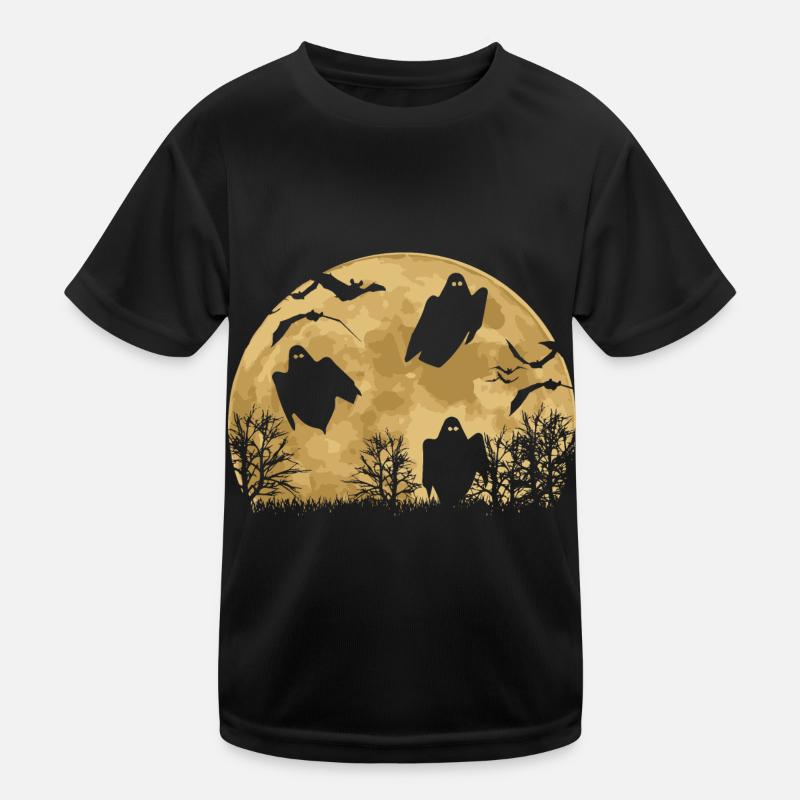 Halloween Geist Spruch Geschenkidee Kinder Funktions-T-Shirt