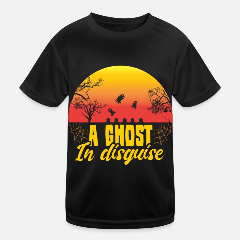Fantôme d’Halloween doux ou aigre T-shirt sport Enfant