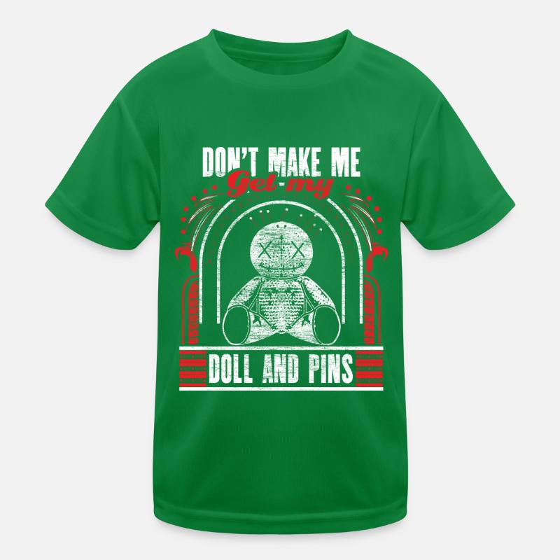 Voodoo Magic Horror Gift Idea Kids Functional T-Shirt