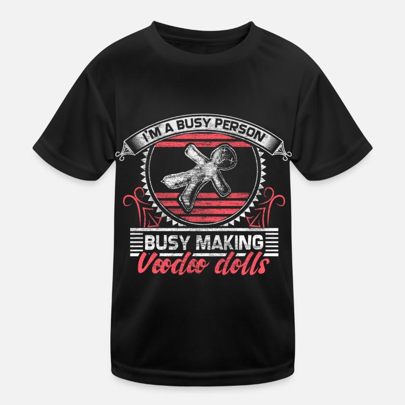 Voodoo Magie Nadel Kinder Funktions-T-Shirt