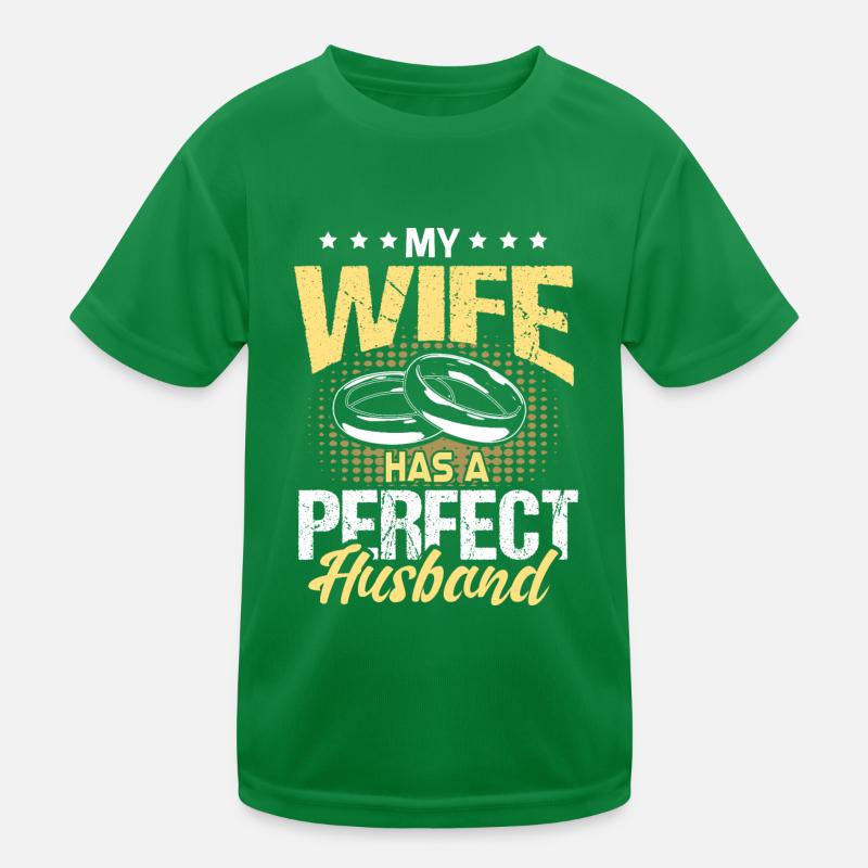 Ehe Ehefrau Braut Kinder Funktions-T-Shirt