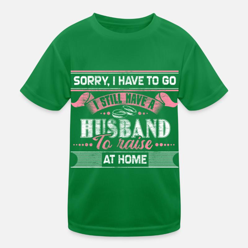 Ehe Ehemann Hochzeit Kinder Funktions-T-Shirt