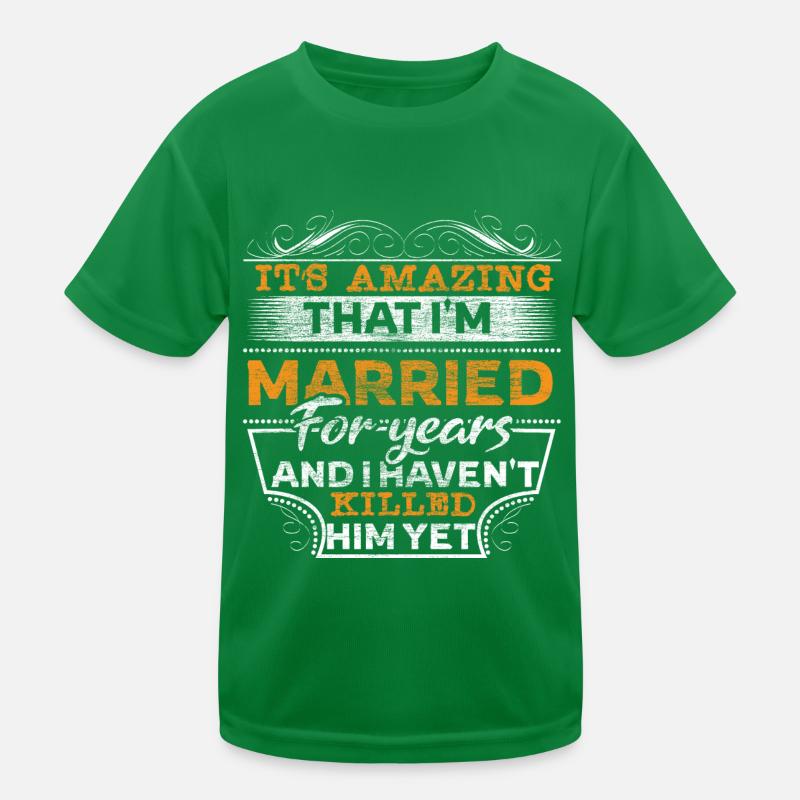 Ehe Eheleute Ehering Geschenk Kinder Funktions-T-Shirt