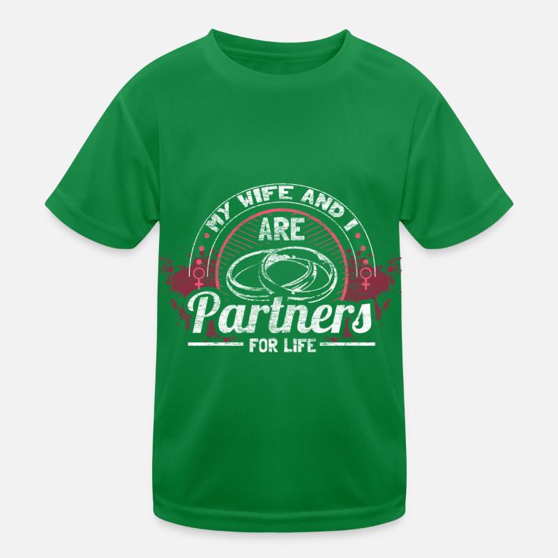 Ehe Ehemann Hochzeitstag Kinder Funktions-T-Shirt