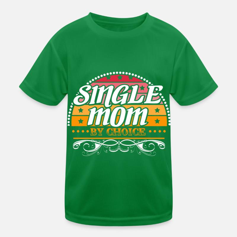 Idée cadeau mère célibataire fils T-shirt sport Enfant