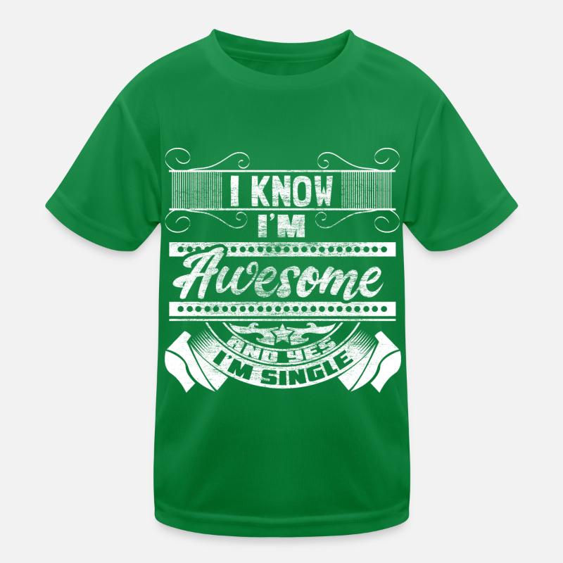 Single Unabhängigkeit Party Geschenkidee Kinder Funktions-T-Shirt