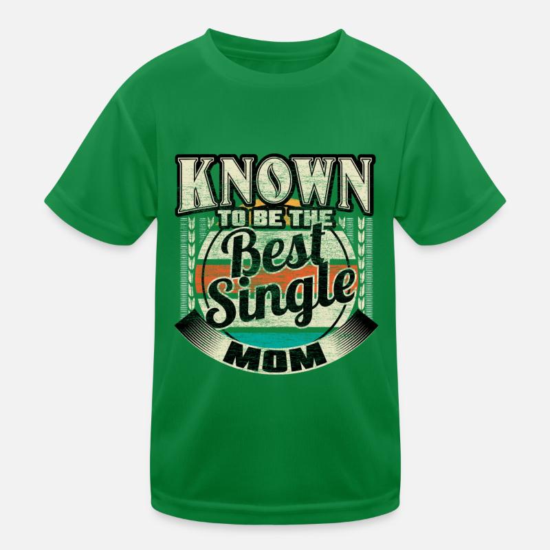 Single Mom Alleinerziehend Geschenkidee Kinder Funktions-T-Shirt