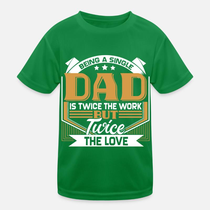 Cadeau de père célibataire T-shirt sport Enfant