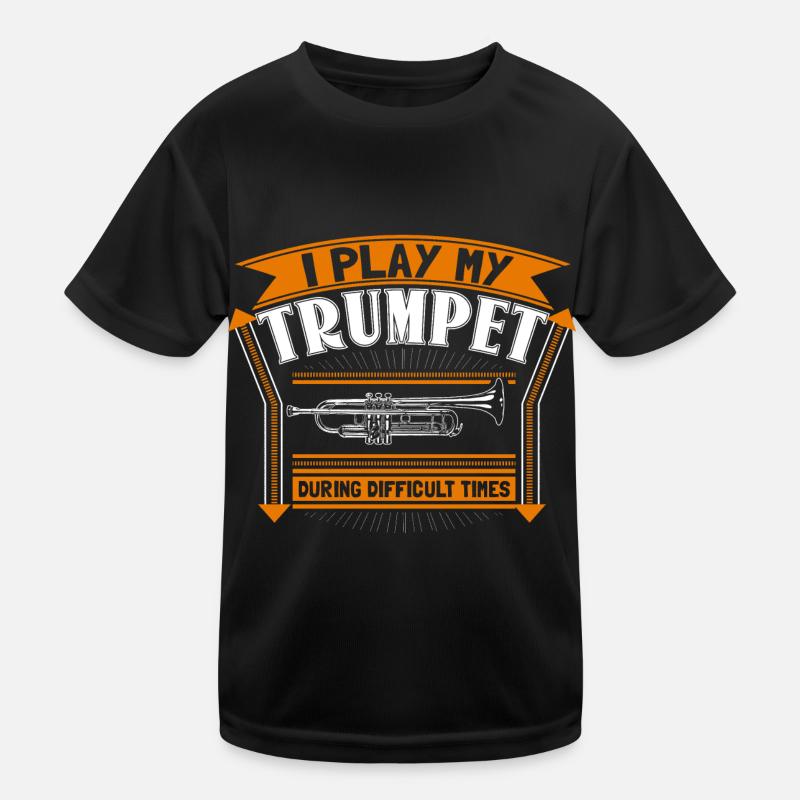 Trompete Trompeter Konzert Geschenkidee Kinder Funktions-T-Shirt