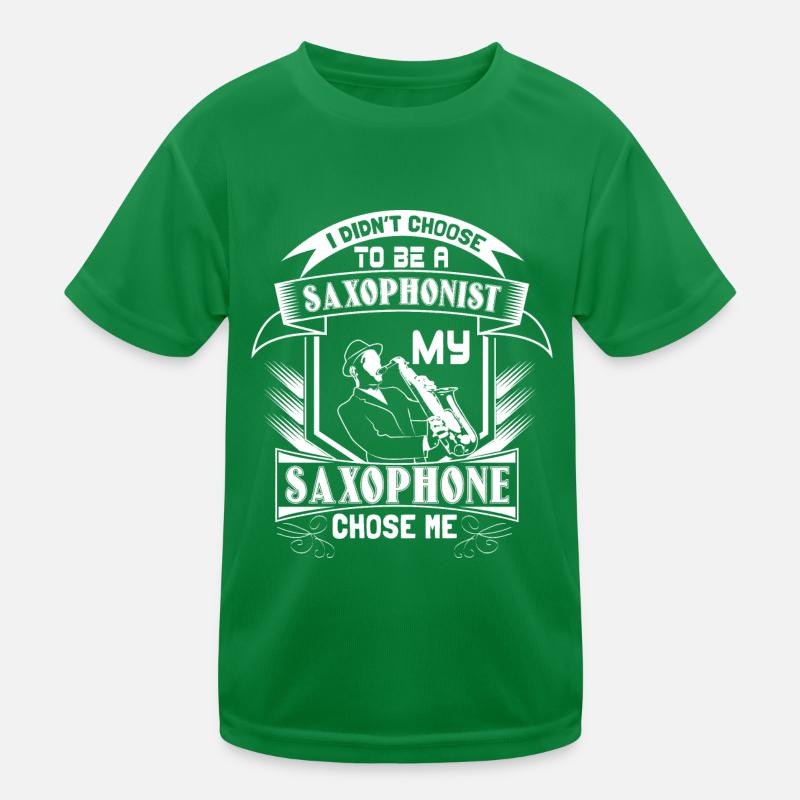 Saxophon Orchester Geschenkidee Kinder Funktions-T-Shirt