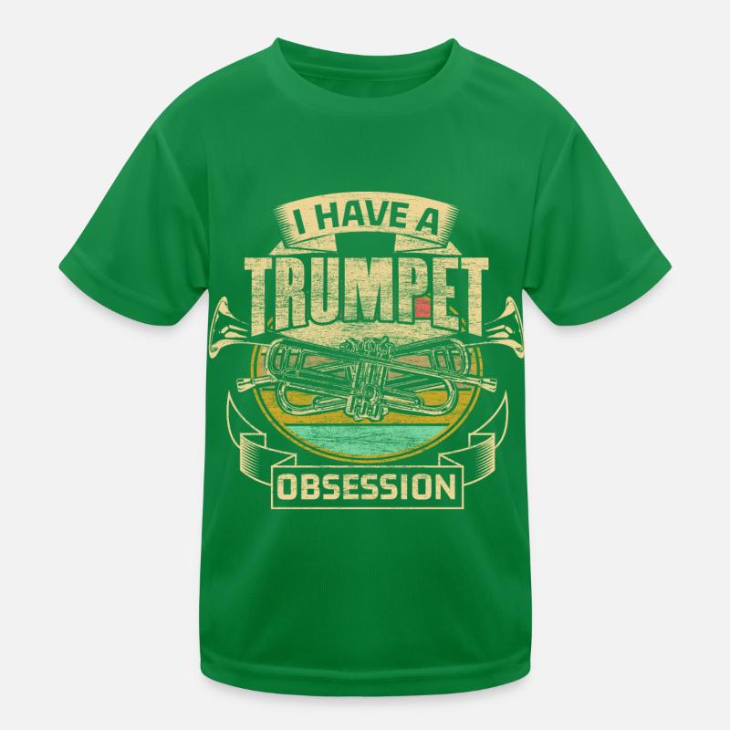 Trompete Blaskapelle Geschenkidee Kinder Funktions-T-Shirt
