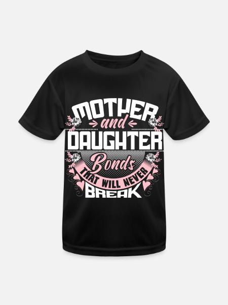 Idée cadeau de cohésion mère-fille - T-shirt sport Enfant - noir
