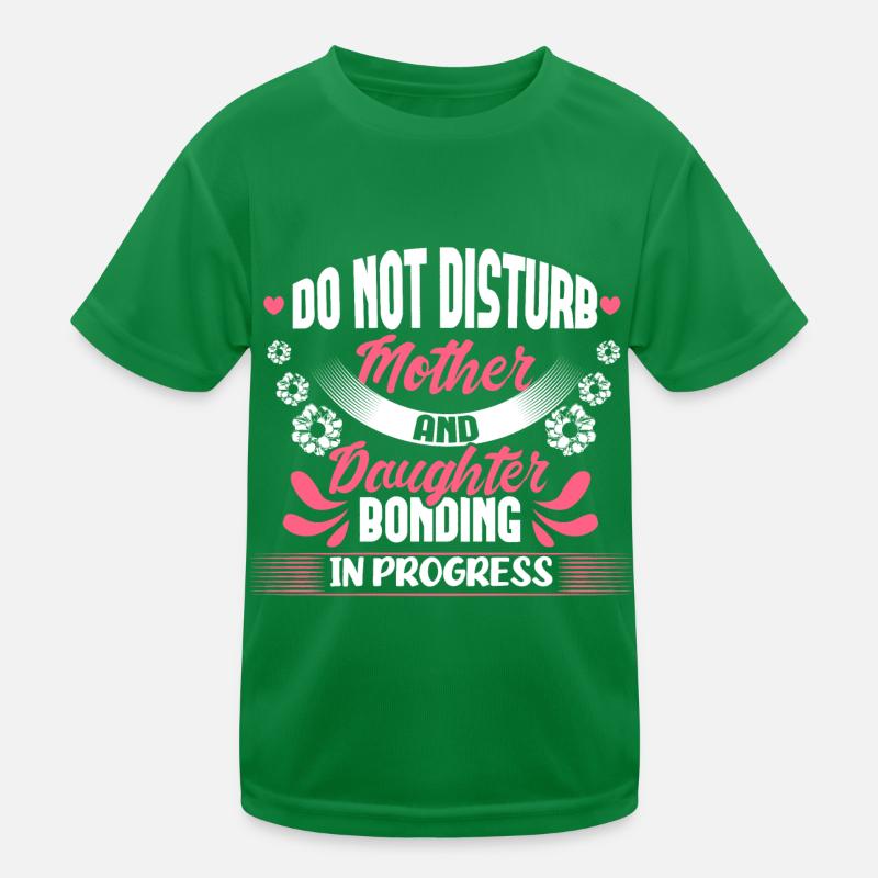 Mutter Tochter Familie Mutterliebe Geschenk Kinder Funktions-T-Shirt