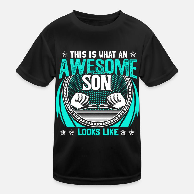Sohn Vater Junge Geschenkidee Kinder Funktions-T-Shirt