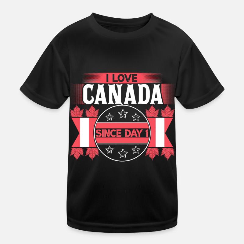 Canada Maple Leaf Origin Kids Functional T-Shirt