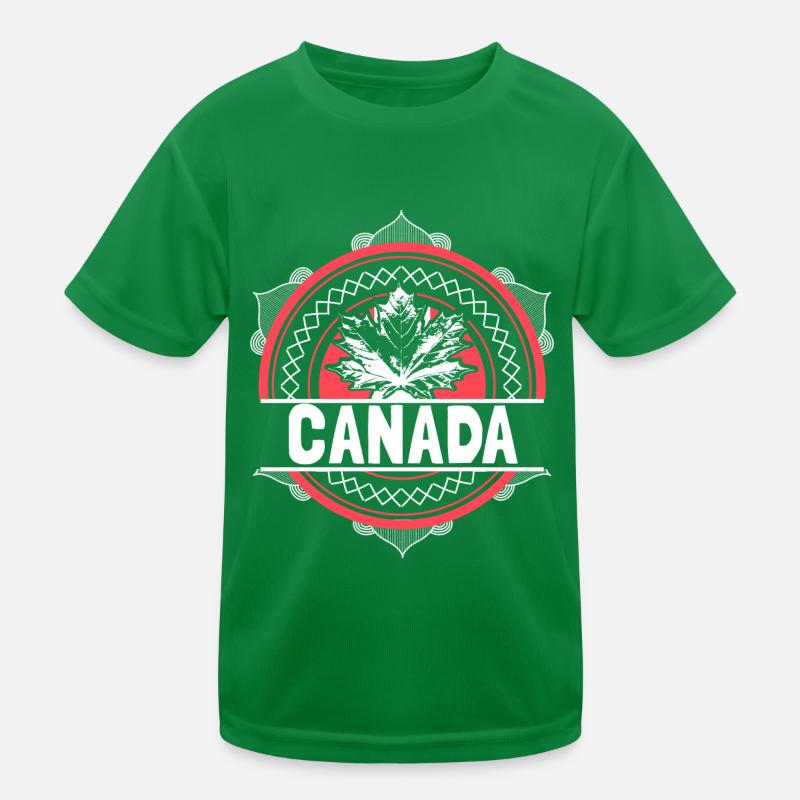 Canada Origin Gift Kids Functional T-Shirt