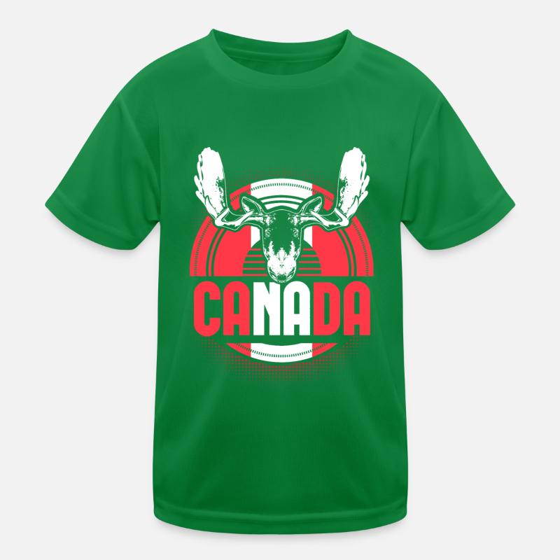 Canada Maple Origin Gift Kids Functional T-Shirt
