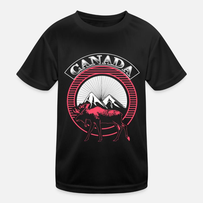 Idée cadeau Canada Snow State T-shirt sport Enfant