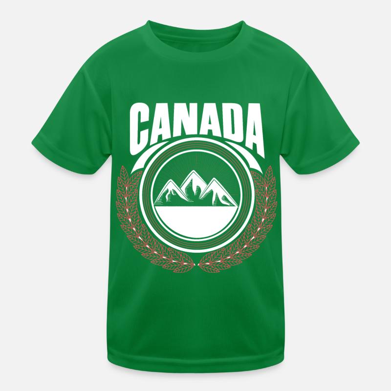 Idée cadeau du pays de naissance de l’érable Canada T-shirt sport Enfant