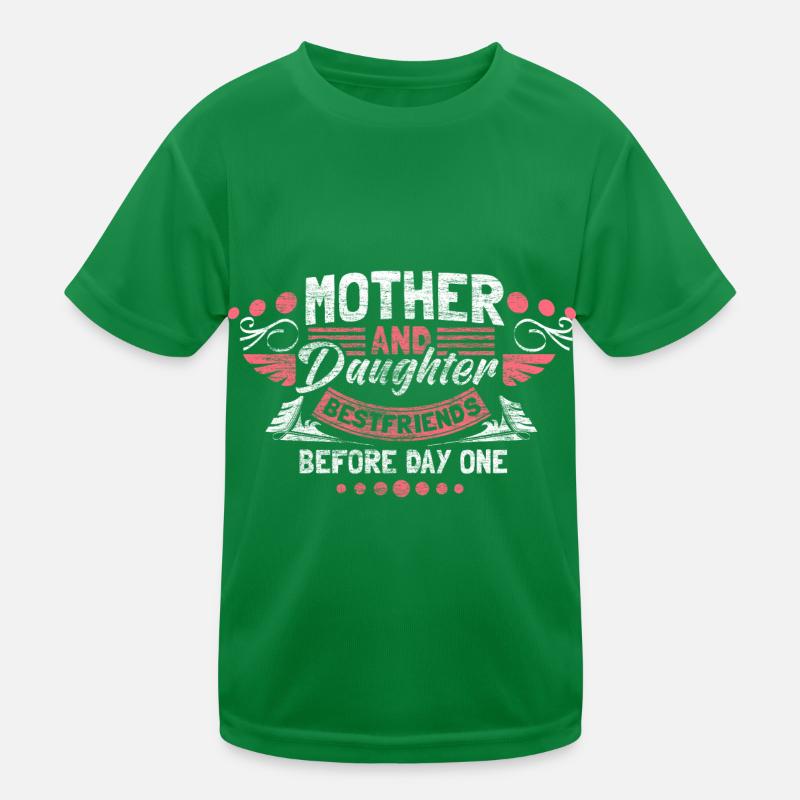 Mutter und Tochter Zusammenhalt Geschenk Kinder Funktions-T-Shirt
