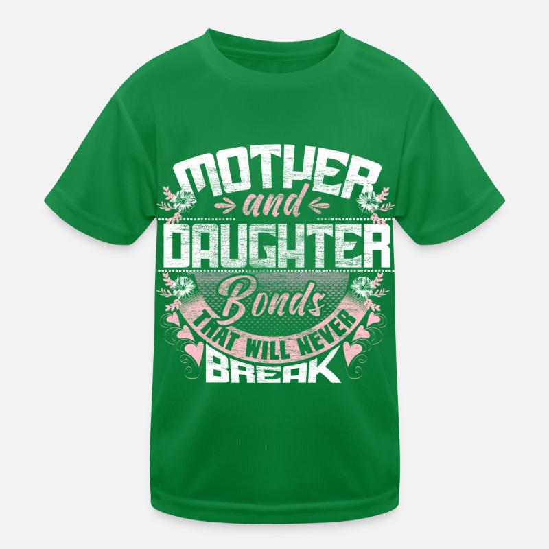 Mère Fille Parents T-shirt sport Enfant