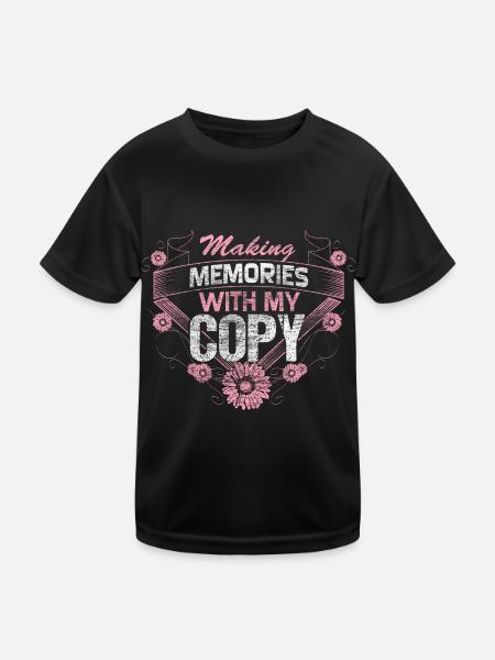 Mother Daughter Child Gift - Kids Functional T-Shirt - black - Front