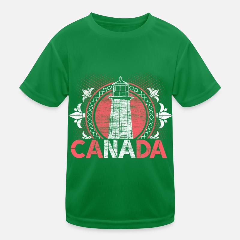 Canada Snow Origin Kids Functional T-Shirt