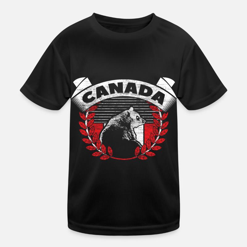 Kanada Elch Geburtsland Kinder Funktions-T-Shirt