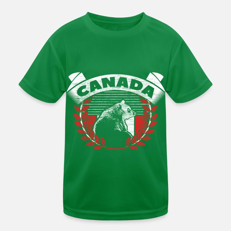 Élan du Canada Pays de naissance T-shirt sport Enfant