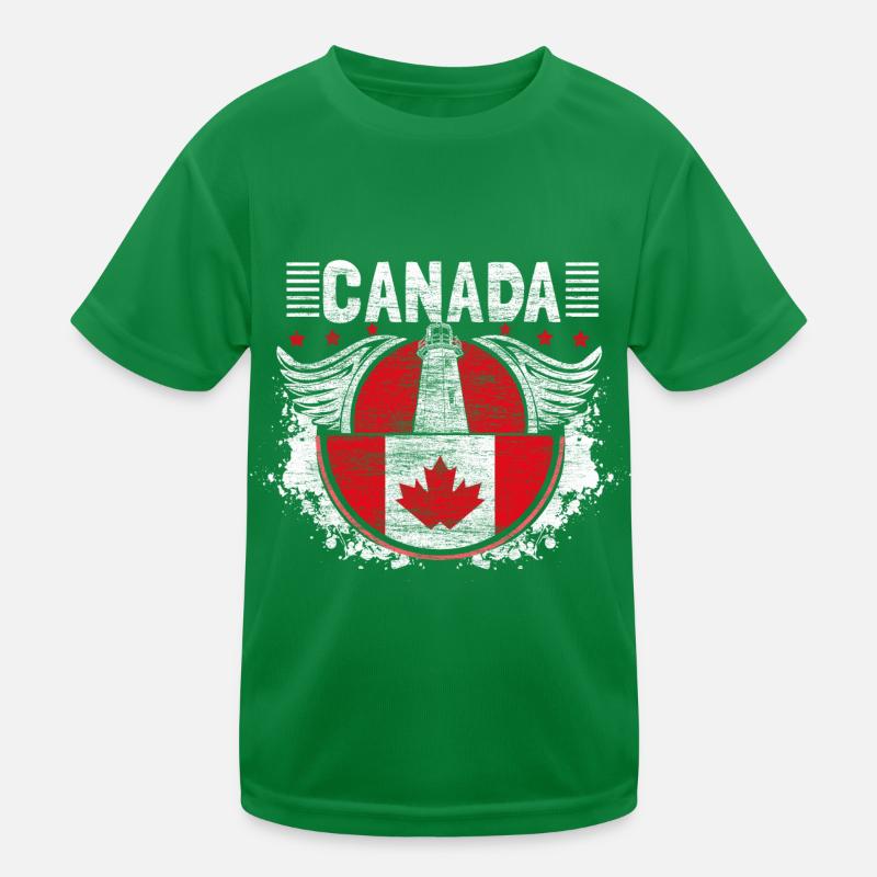 Canada Maple Leaf Gift Kids Functional T-Shirt