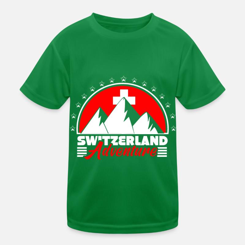 Schweiz Schweizer Staat Kinder Funktions-T-Shirt