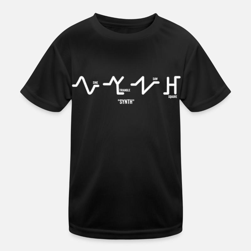 Synth Waves Kinder Funktions-T-Shirt