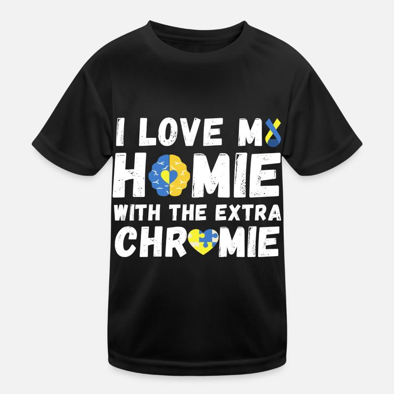 Down-Syndrom-Bewusstsein Kinder Funktions-T-Shirt