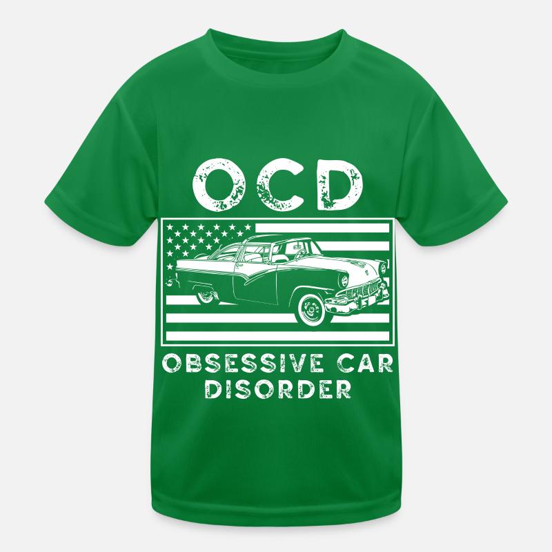OCD obsessive car dissorder Kids Functional T-Shirt