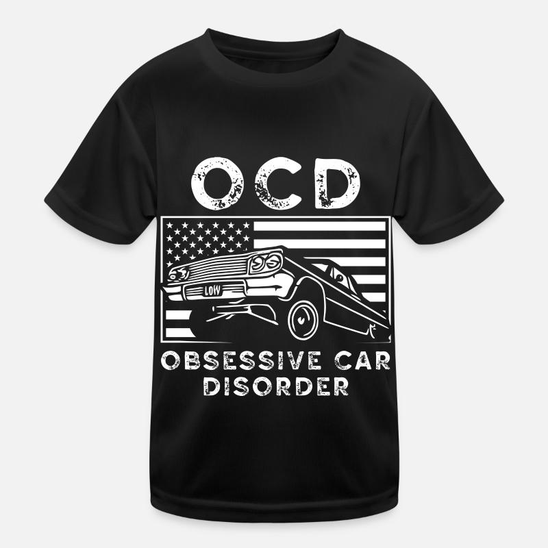OCD obsessive car dissorder Kids Functional T-Shirt