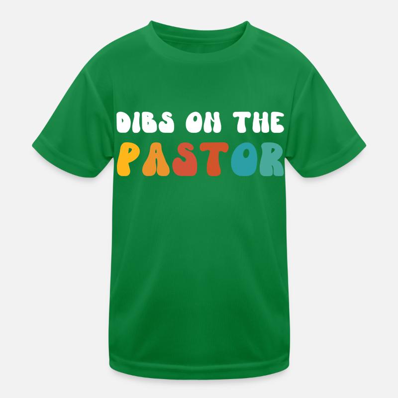 Retro Groovy Dibs Sur Le pasteur, drôles de pasteurs T-shirt sport Enfant