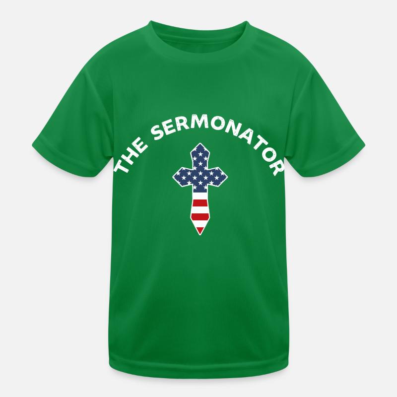 Le sermonateur, drôles de cadeaux de prédicateur, pasteur, T-shirt sport Enfant