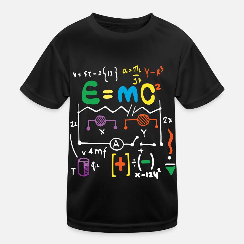 Physics relativity formula Kids Functional T-Shirt