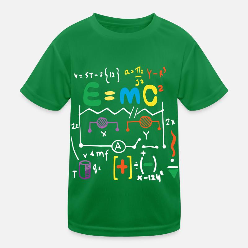 Physics relativity formula Kids Functional T-Shirt