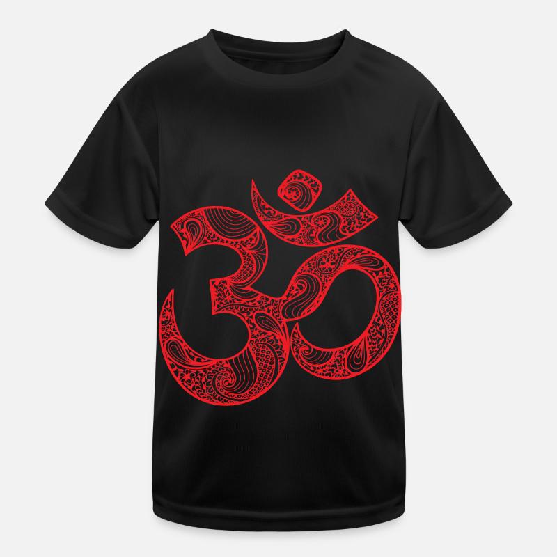 Buddhism Zen Symbol GOA Techno Kids Functional T-Shirt
