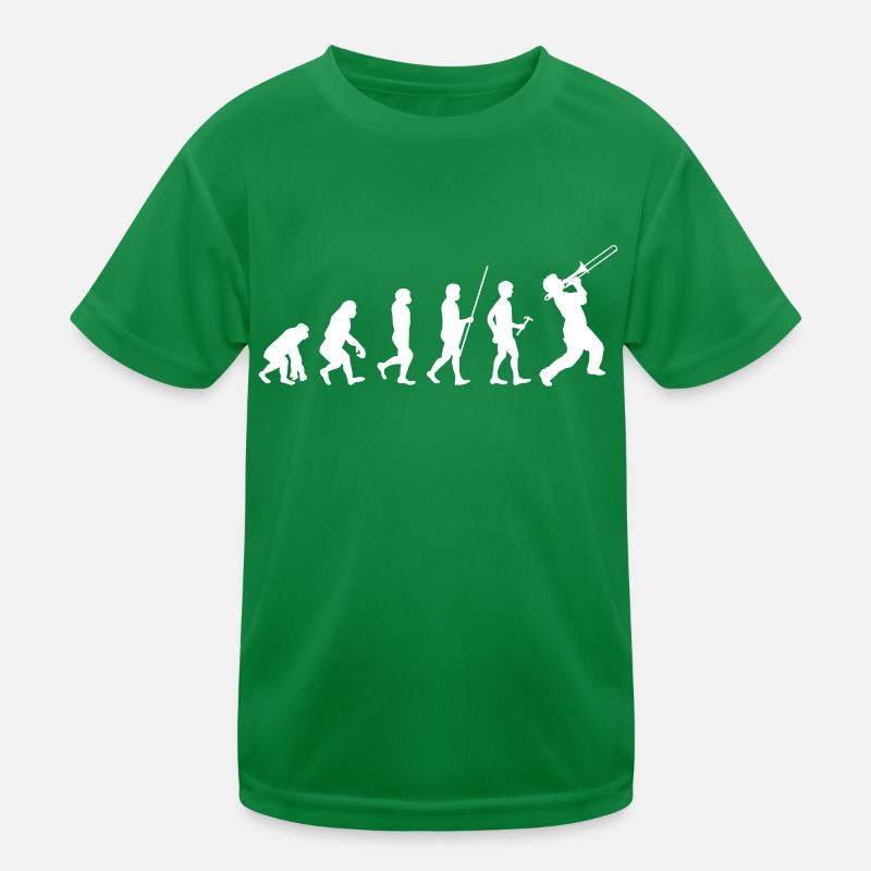 Posaune Evolution Posaunist Konzert Kinder Funktions-T-Shirt