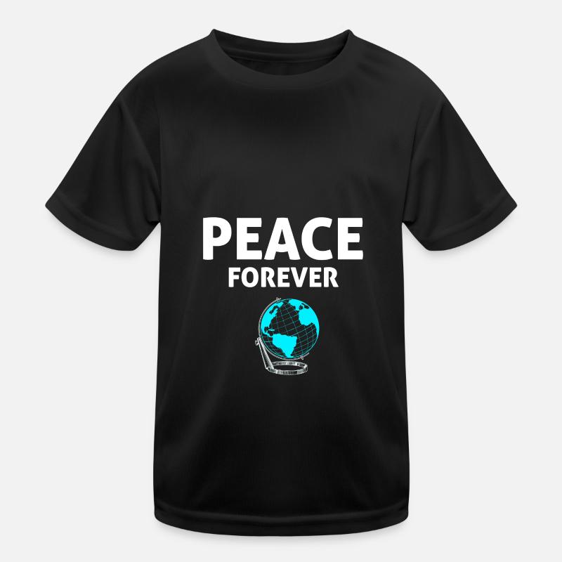 Peace forever world peace Peace and Love Kids Functional T-Shirt