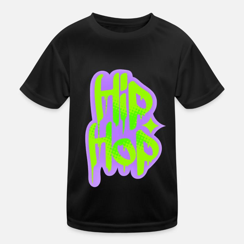Hip Hop Graffiti Kids Functional T-Shirt
