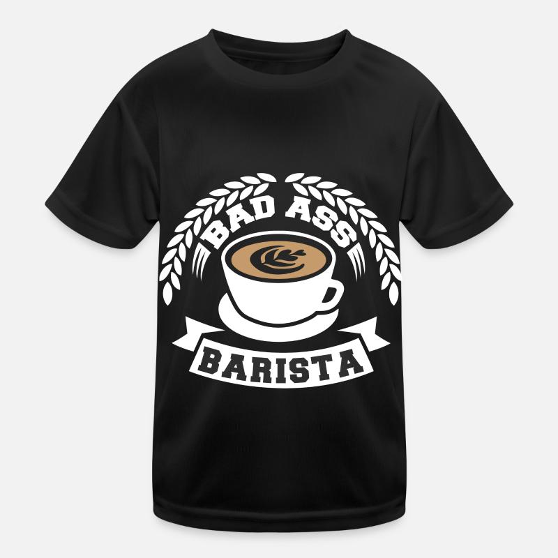 Café Barista Café en grains T-shirt sport Enfant