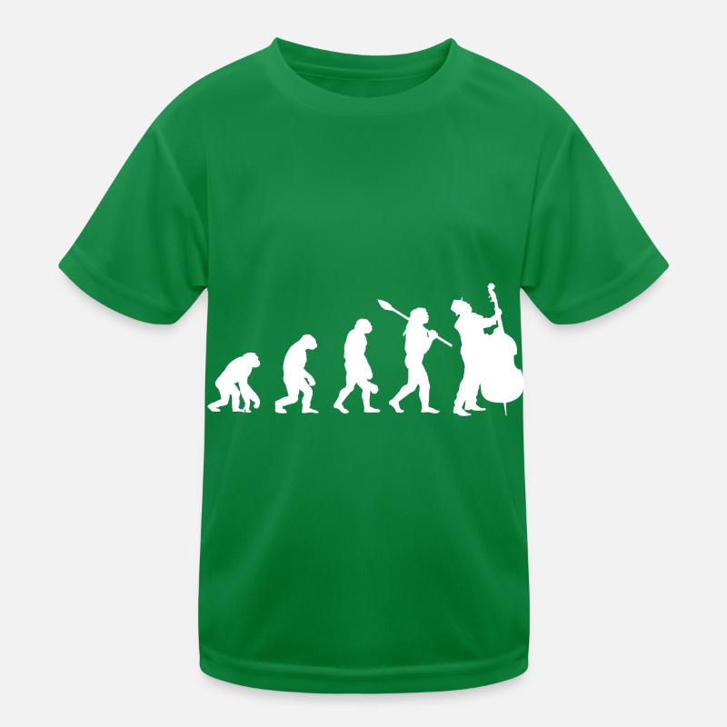 Double bass string instrument orchestra concert Kids Functional T-Shirt
