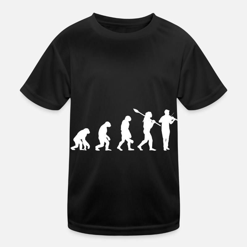 Viola evolution instruments concert Kids Functional T-Shirt