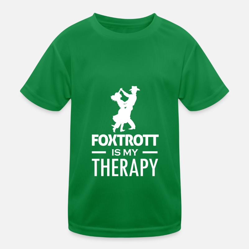 Foxtrot Dance Therapy Dancing Dancer Kids Functional T-Shirt